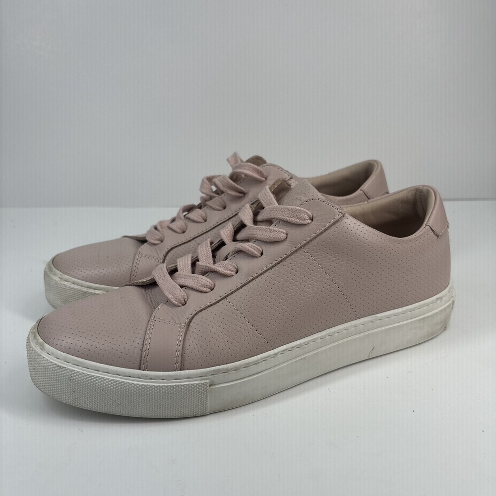Greats Royale Perforated Women's US 9 Light Pink‎ Leather Sneakers Made in Italy